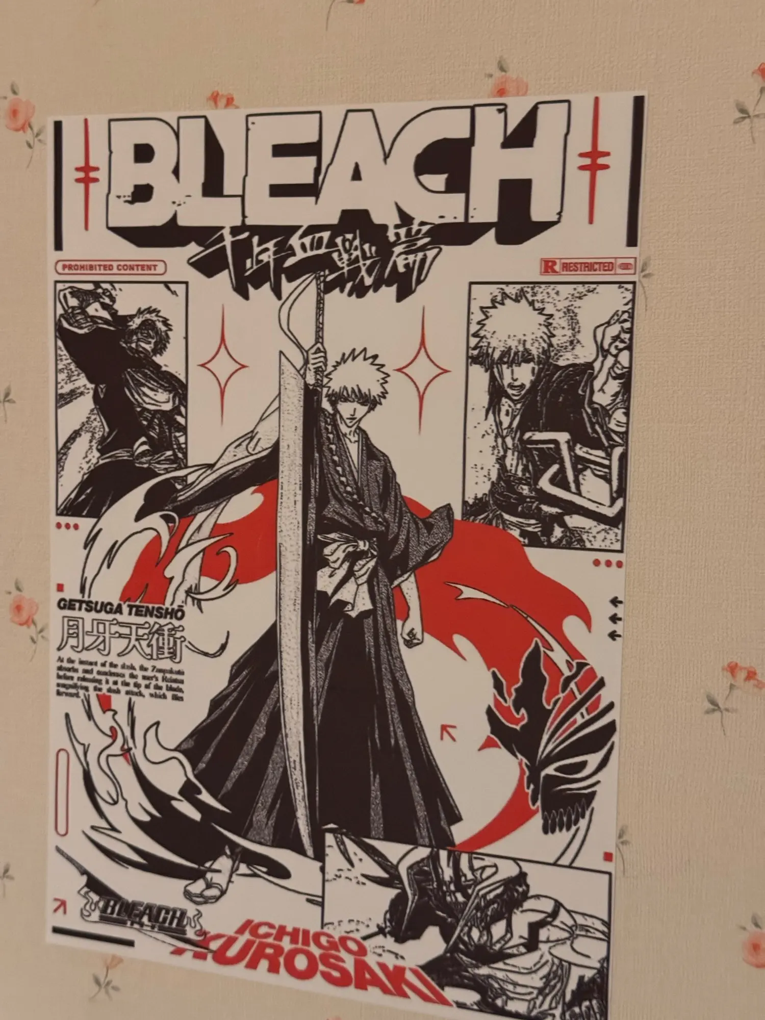 Foto de un comprador: Póster decorativo de Anime B-Bleach para tu pared