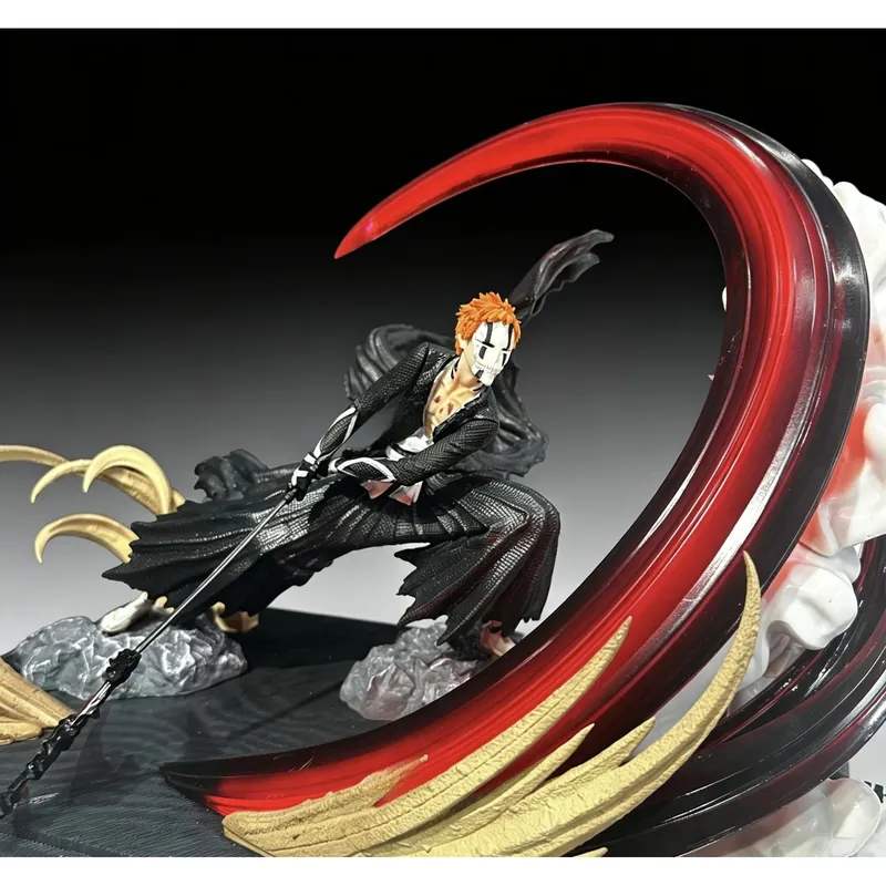 Figura de Ichigo con espada y efecto de energía en espiral – Revisa el espacio disponible