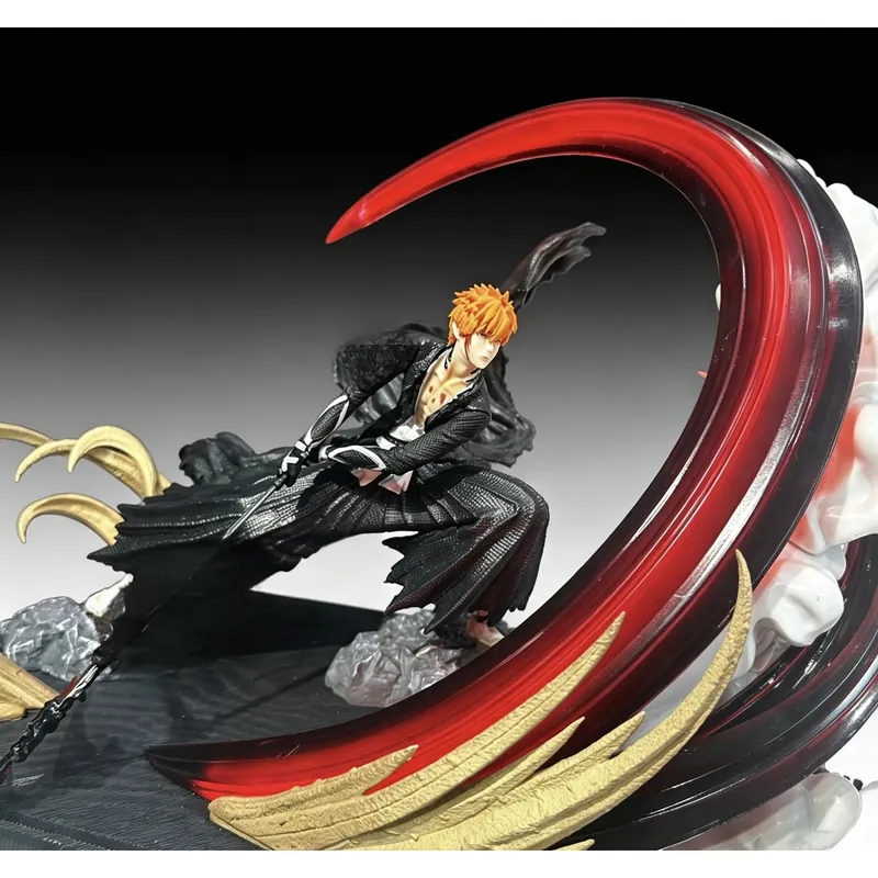 Figura de Ichigo con espada y efecto de energía en espiral – Revisa las piezas