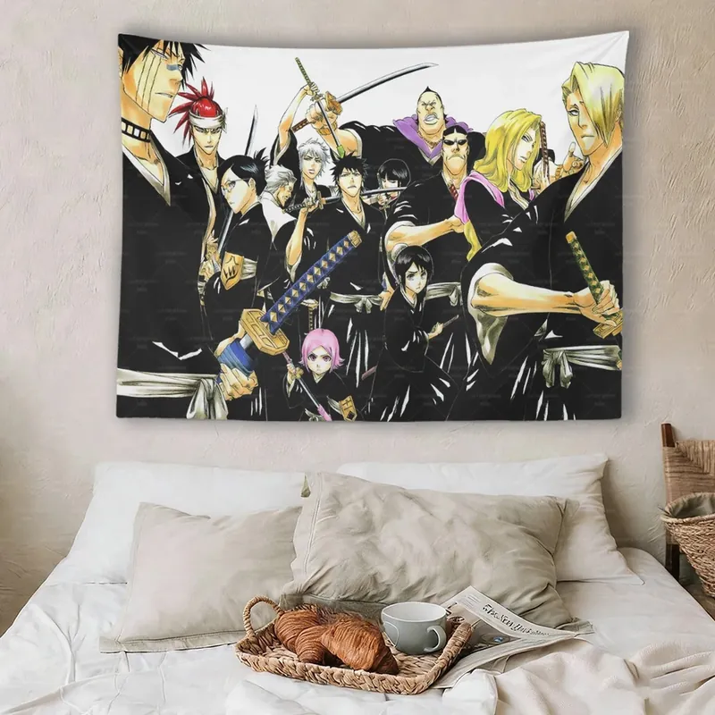 Tapiz de Bleach con Ichigo para decorar tu pared – Poliéster impreso y lavable
