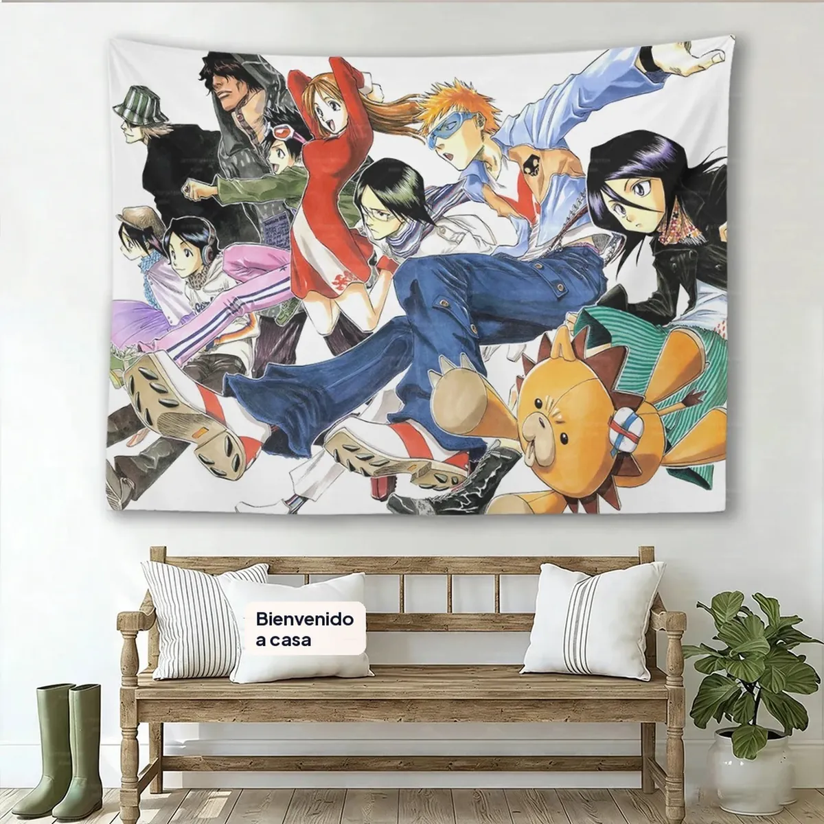 Tapiz de Anime Bleach Ichigo K-Kurosaki para pared – 14 gt