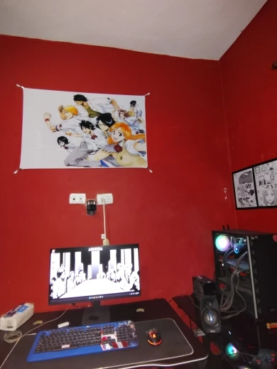 Foto de un comprador: Tapiz de Bleach con Ichigo para decorar tu pared